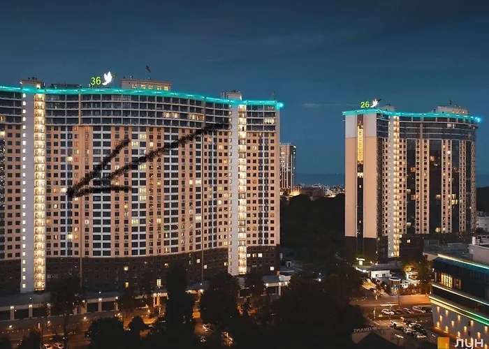 Lux- 2 спальні та вітальня в аркадії- укриття- море * Одесса