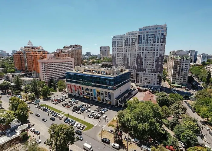 Lux- 2 спальні та вітальня в аркадії- укриття- море Одесса